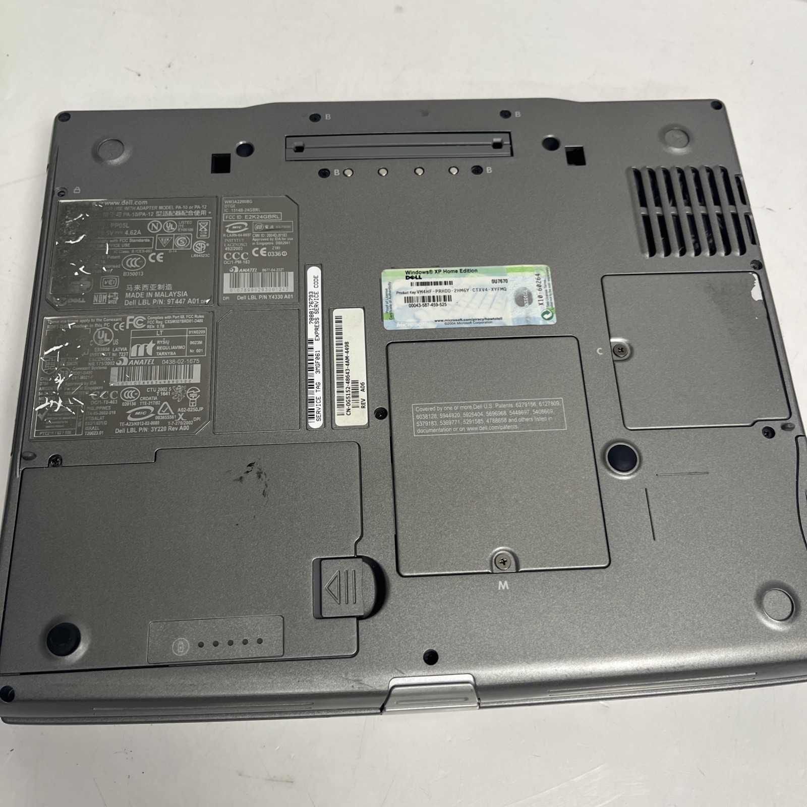 Dell Inspiron 600m Intel Centrino NO HDD/OS | GOOD SCREEN & BATTERY