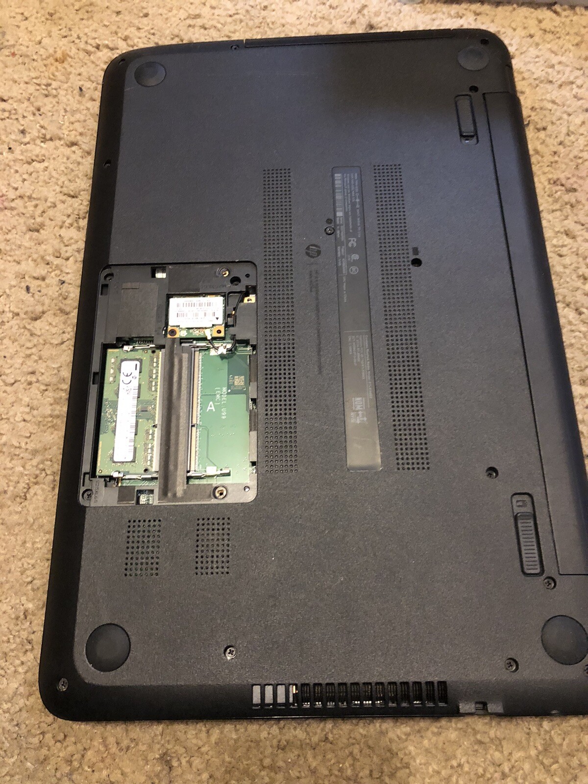 HP 15-f211WM Black laptop PARTS ONLY NO HDD