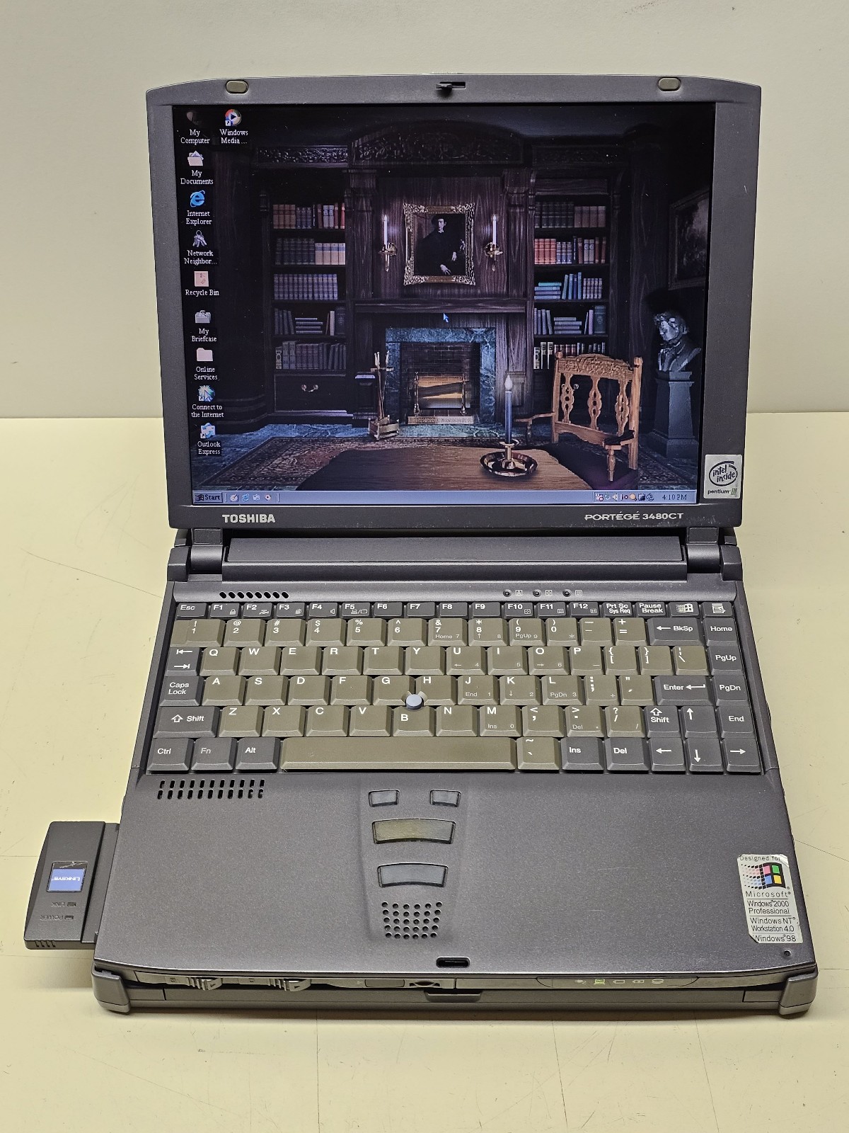 Toshiba Portégé 3480CT Pentium III 600 192MB 10GB Windows 98 SE + MORE *READ*