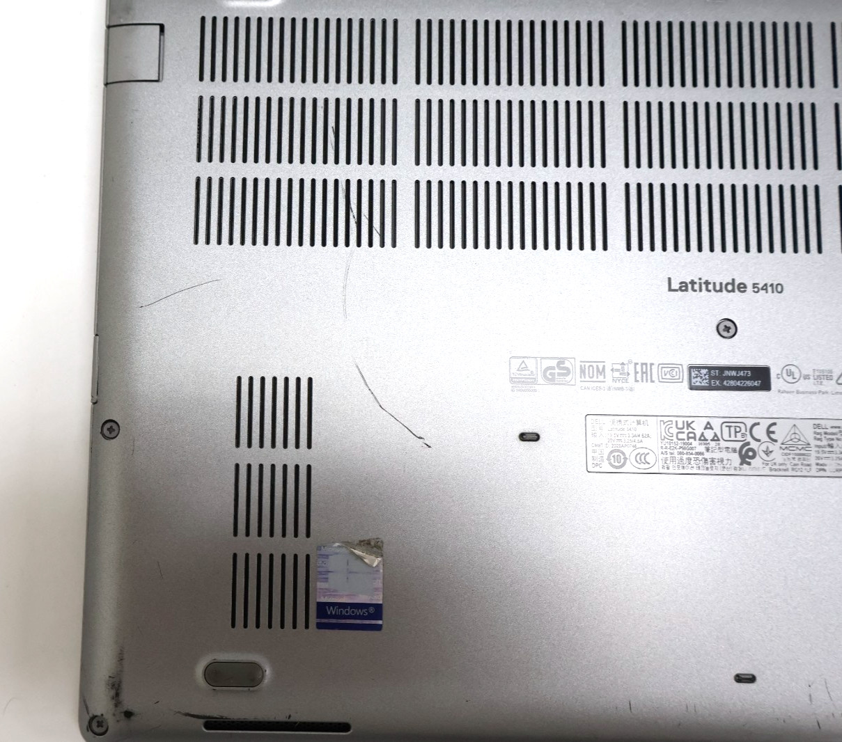 Dell Latitude 5410 14″ i7-10610U 1.80Ghz 16GB RAM 256GB NVME SSD W11 w/adapter