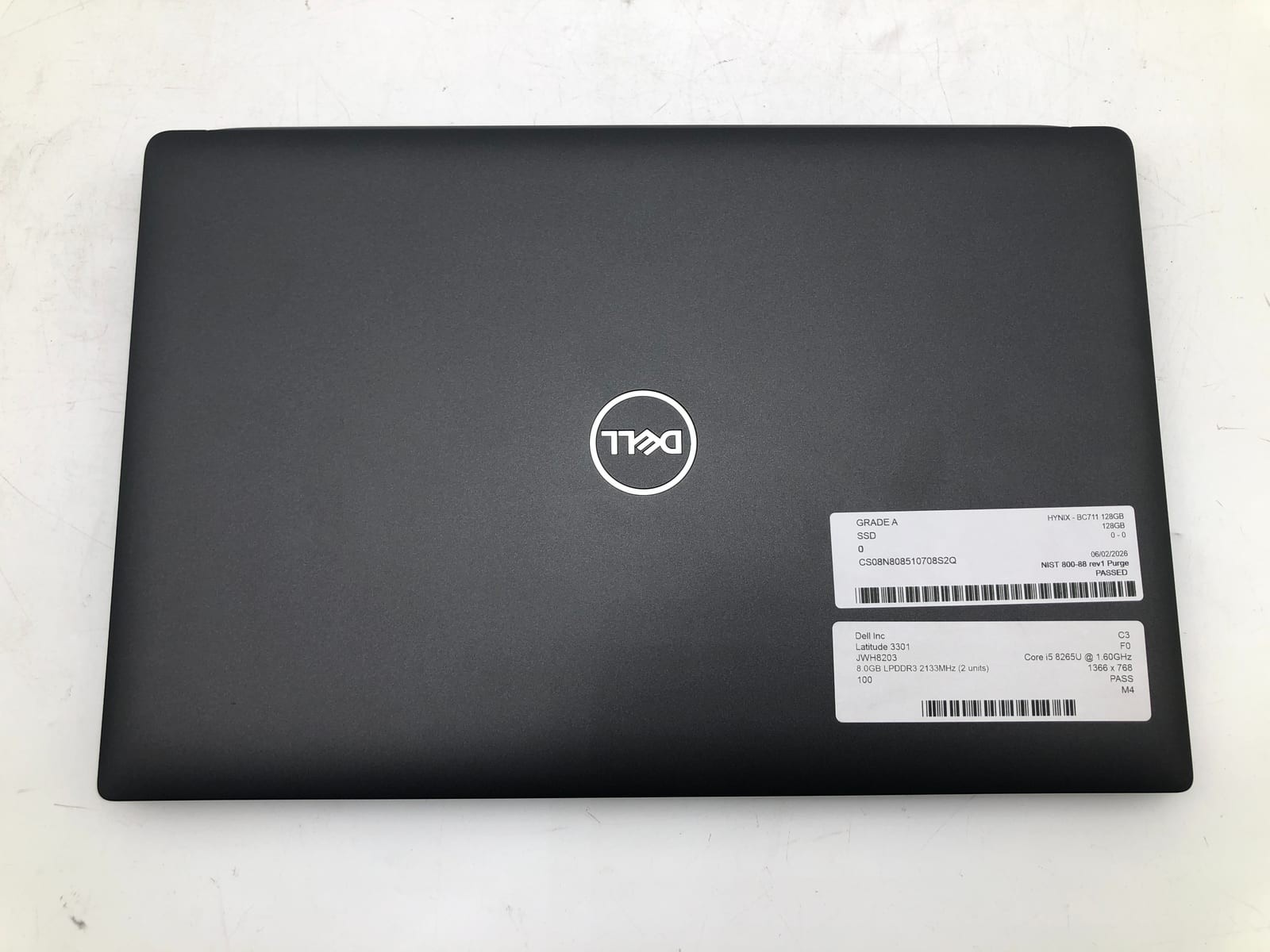 Dell | Latitude 3301 | i5-8265U | 8GB | 128GB NVMe | Win 11 Pro | 100% Battery