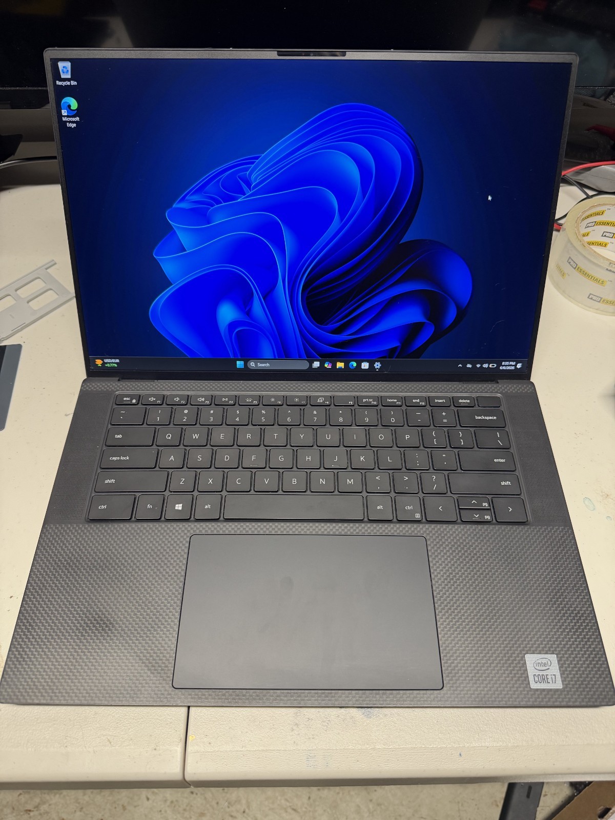Dell Precision 5550 10th Gen i7, 16GB RAM, 512GB NVME, Nvidia Quadro T1000