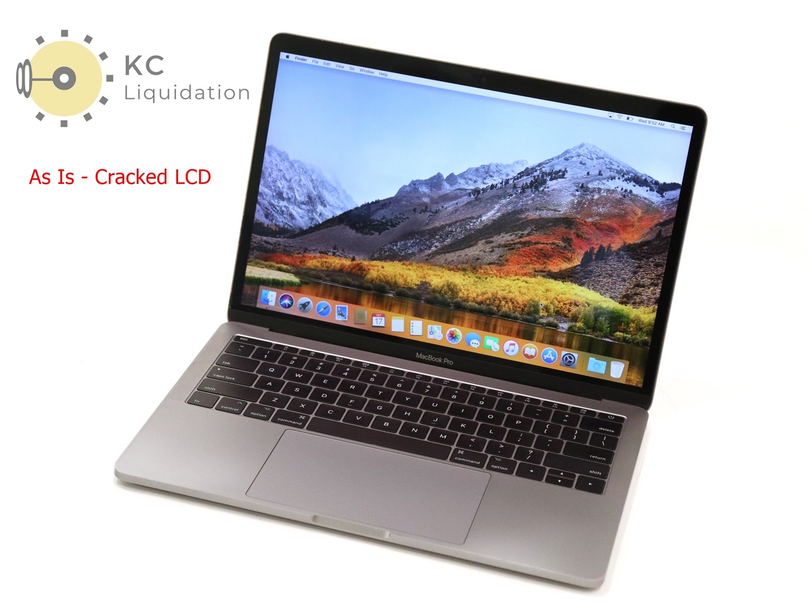 Apple MacBook Pro A1708 13.3″ Intel i5-7360U 8GB RAM 256GB SSD – As Is Cracked