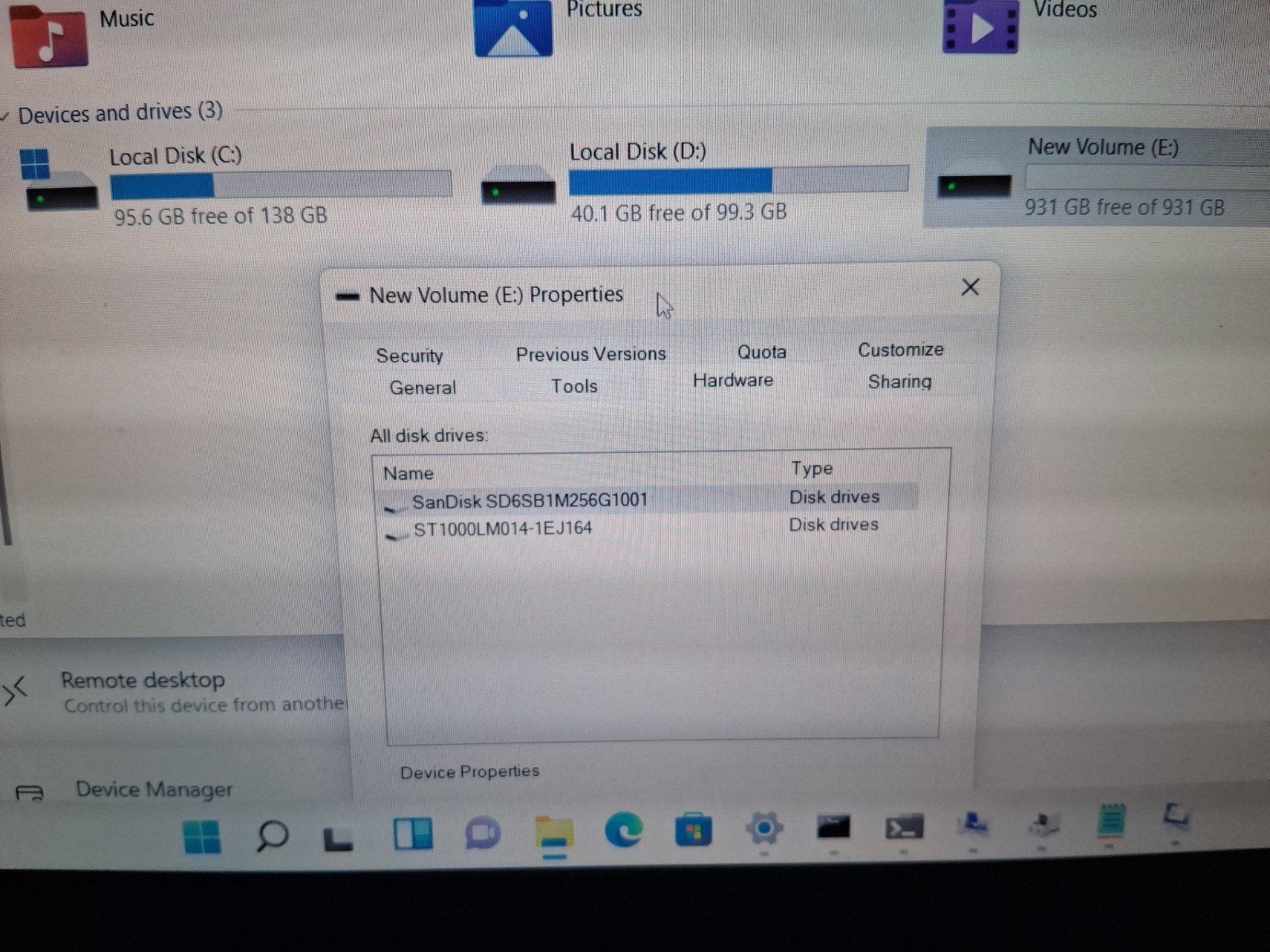 W530 Lenovo Thinkpad Win 11 32gb RAM 2.7Ghz i7-3740QM + 256GB SSD + 1TB SSHD