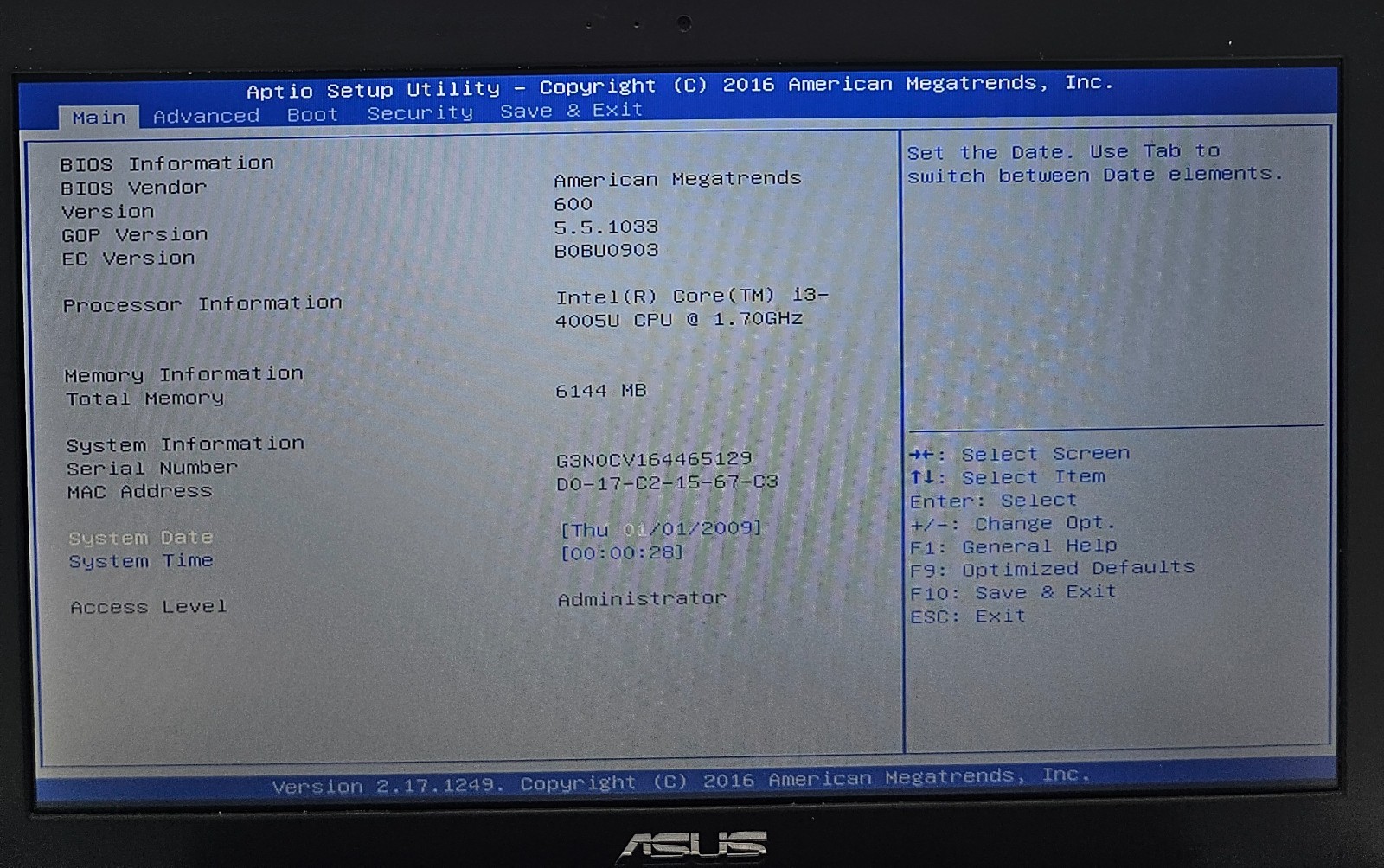 Asus R556LA-MH31(WX) 15.6″ Laptop Intel Core i3-4005U 6GB RAM NO HD/OS (FL)