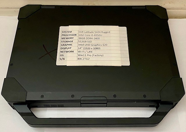 Dell Latitude 5424 Rugged 14″ FHD Core i5-8350U 16GB RAM 512GB SSD Graphics 620