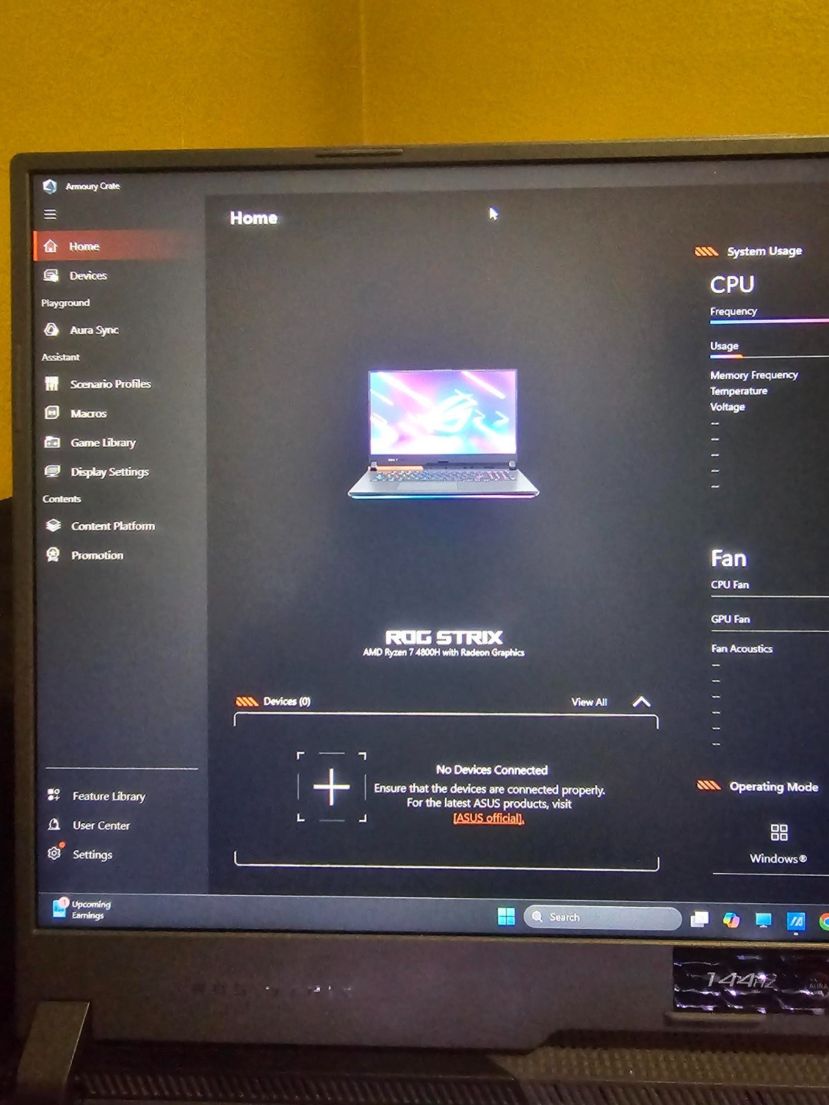 ASUS ROG Strix G713 Ryzen 7 RTX 3050 64GB 5TB SSD 17.3″ Excellent + Camera