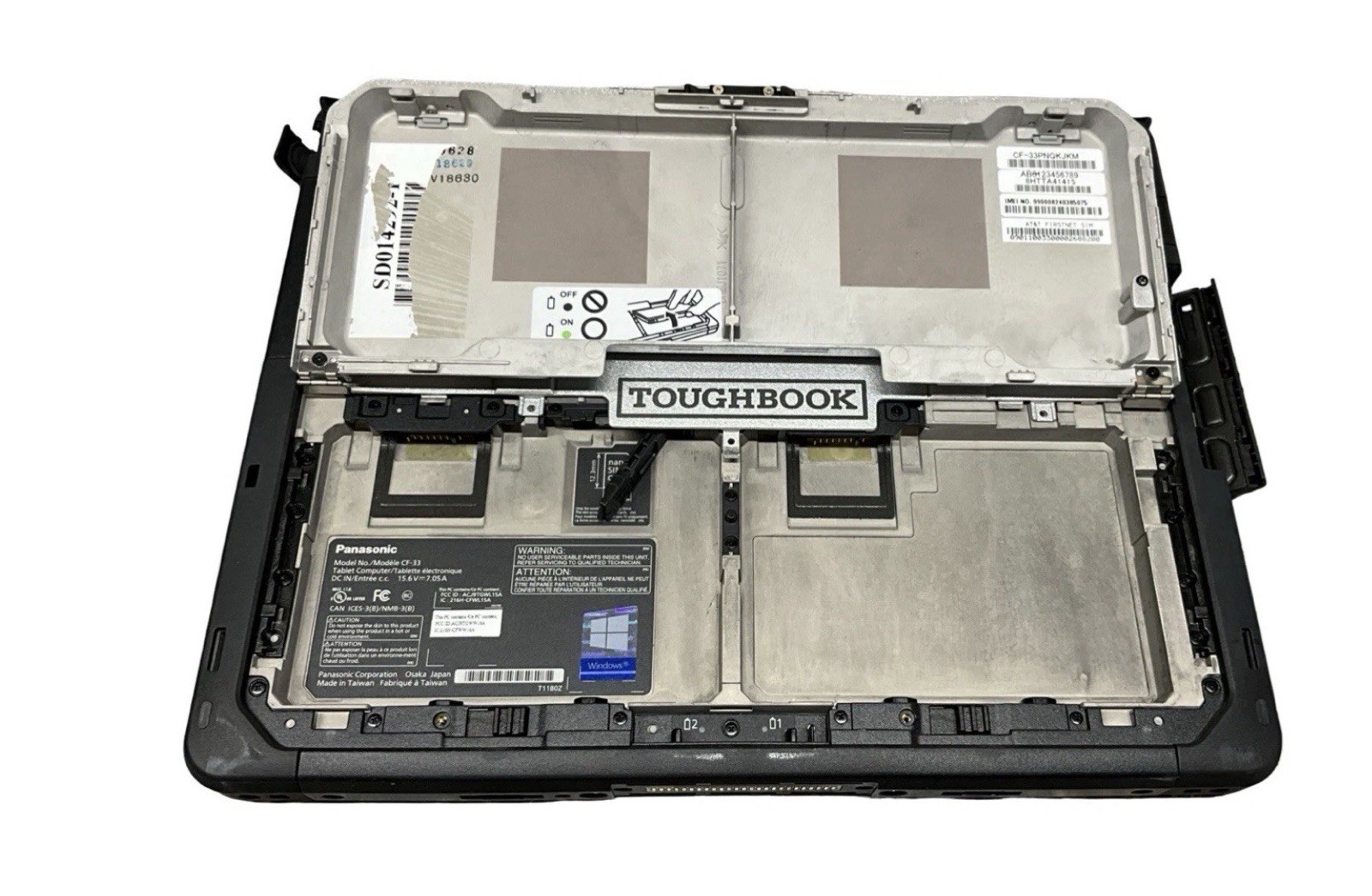 Panasonic Toughbook CF-33 i5-6TH GEN 2.4GHz 8GB RAM TOUCH 8,880 OPERATING HOURS