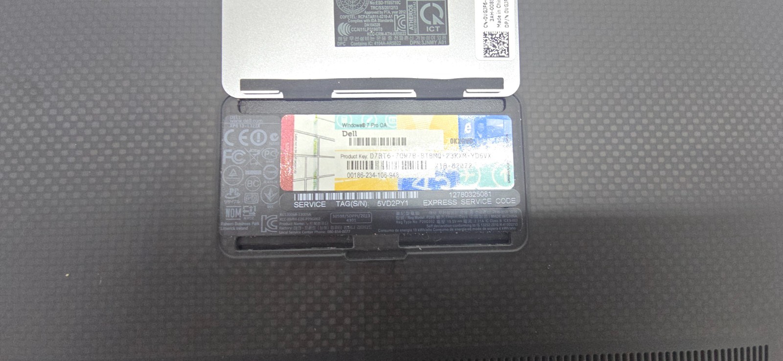 Dell XPS 13 L322X Ultrabook i5-3337U 4GB RAM 128GB NVMe SSD Windows 11 Repasted