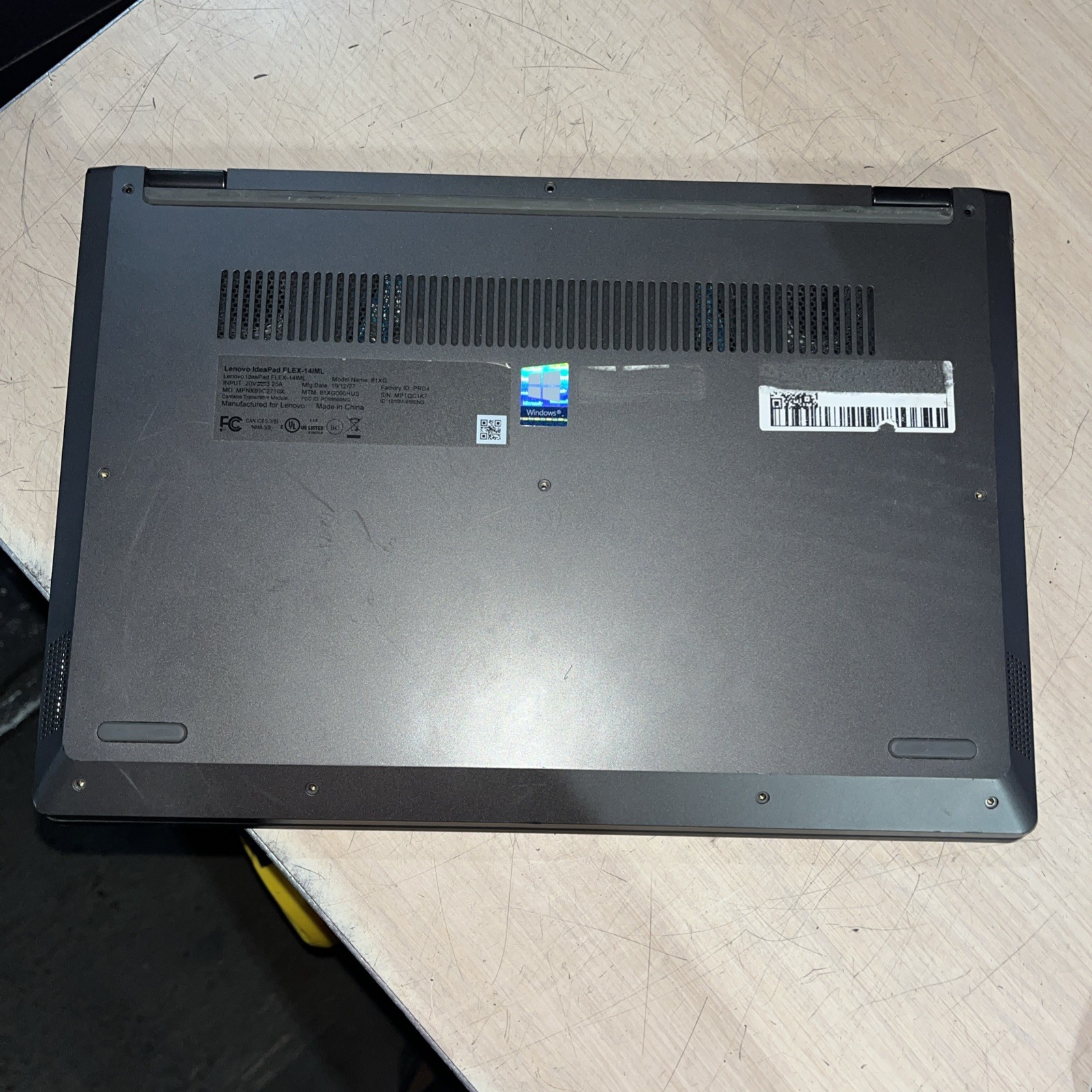LENOVO IDEAPAD FLEX-IML 8GB RAM NO HD