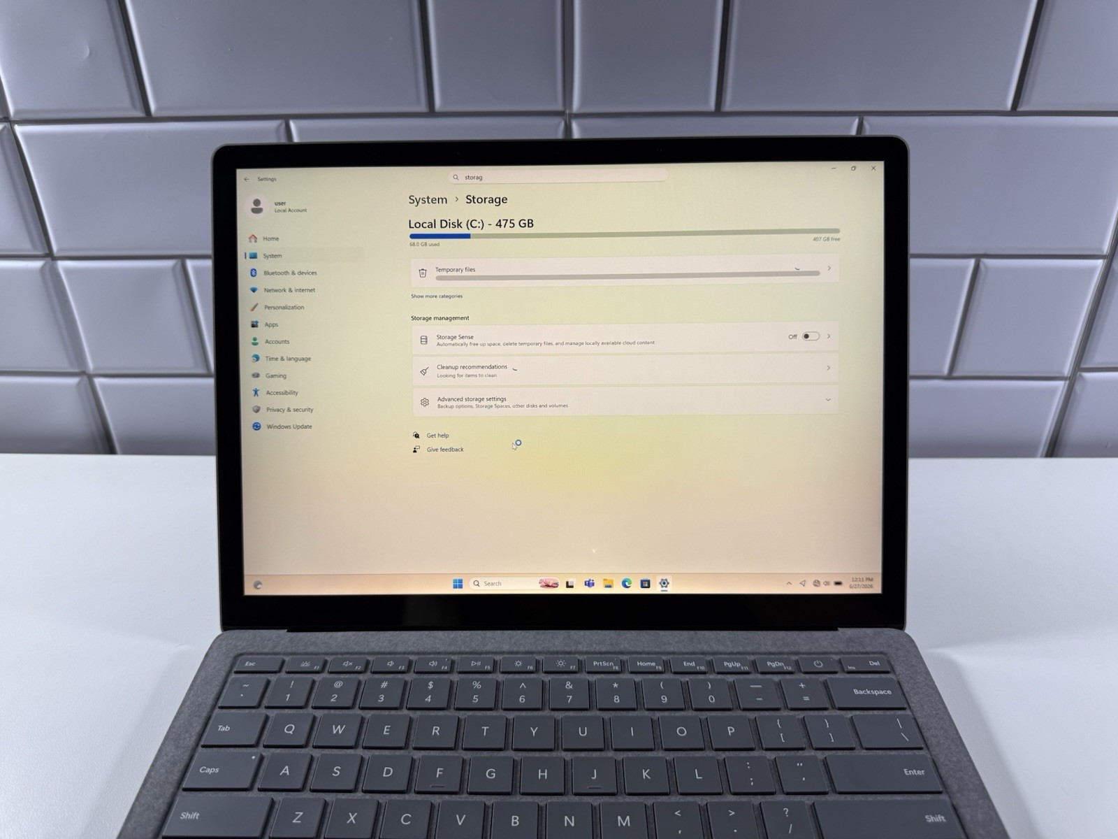 Microsoft Surface Laptop 5 13.5” 1950 Intel Core i7-1265U 16GB RAM 512GB READ”