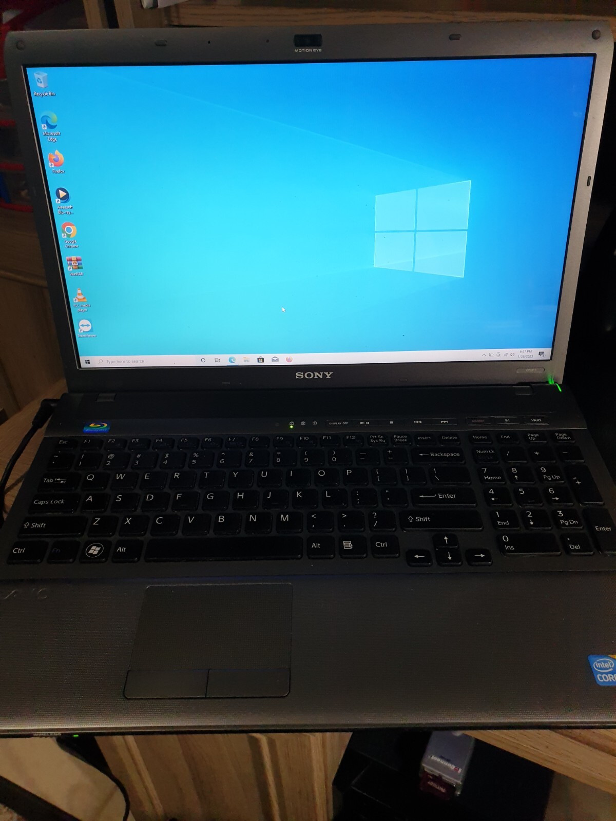 Sony VAIO INTEL CORE I7-740QM 1.73 GHz 16.4IN 500GB 8GB Ram Win 10 G.Foce GT425M