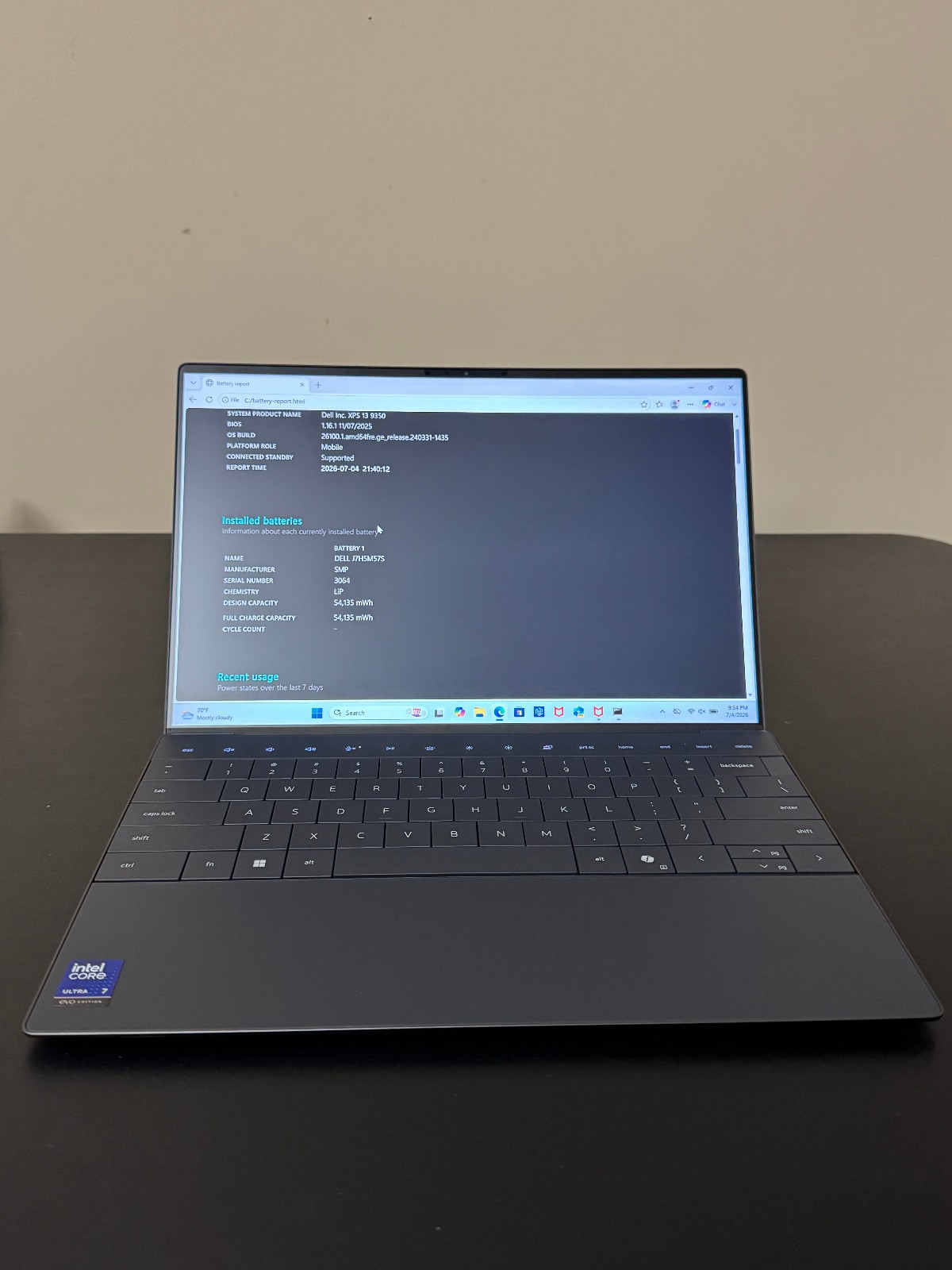 Dell XPS 13 2K Laptop – Intel Core Ultra 7 256V 16GB 512GB