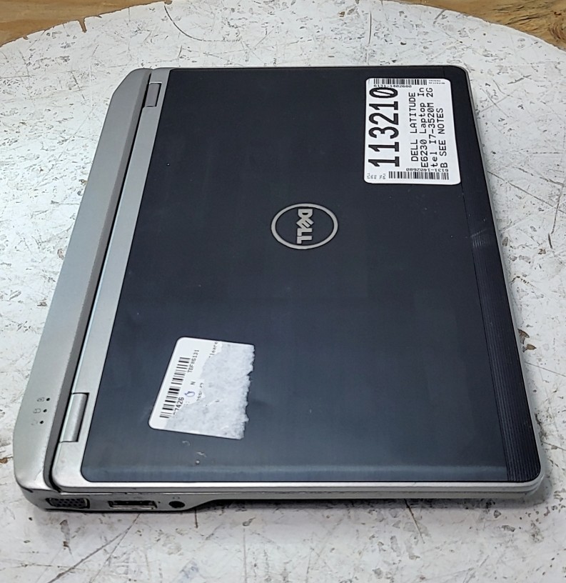 DELL LATITUDE E6230 Laptop Intel I7-3520M 2GB SEE NOTES