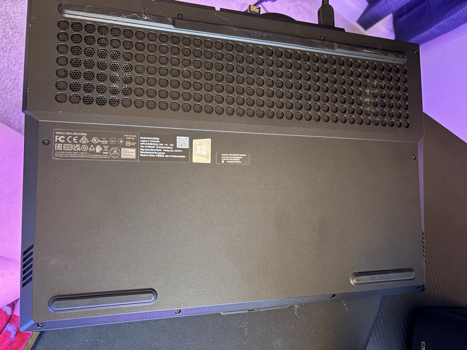 Lenovo Legion 5 17ACH6H 17in Ryzen 7 5800H 16GB RTX 3060 500GB SSD W11