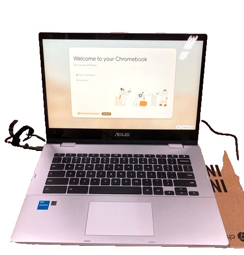 Asus Chromebook Flip CX1 Convertible Laptop, 360-degree Touchscreen, 128GB