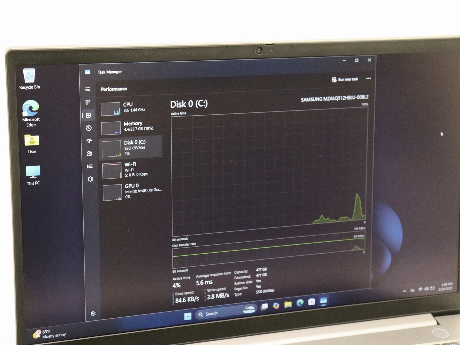 Lenovo ThinkBook 15 G4 IAP Touch Core i7-1255U 24GB 512GB NVMe W11P – AS IS READ