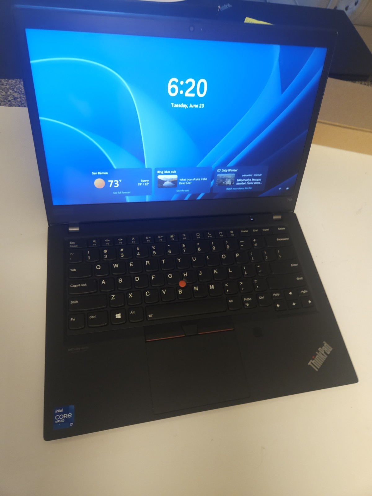 Lenovo ThinkPad T14 i7 24gb Ram 3.0ghz 512gb NVMe Drive Gen2 14″Touchscreen
