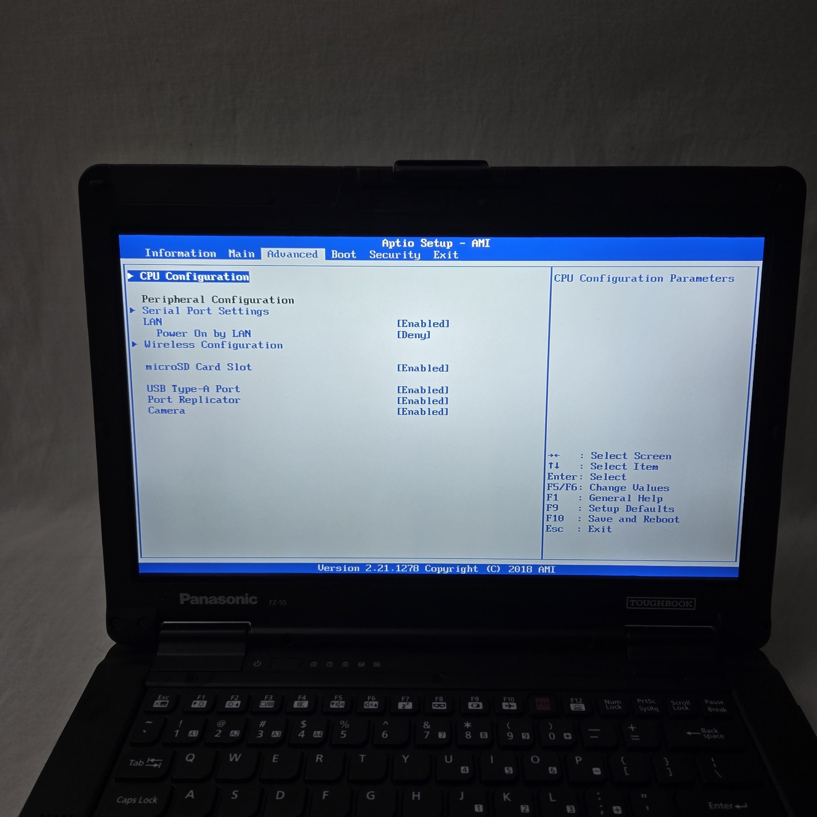 Panasonic Toughbook FZ-55 MK2 i7-1185G7 512GB SSD 32GB Ram – GPS – 4G – Grade B