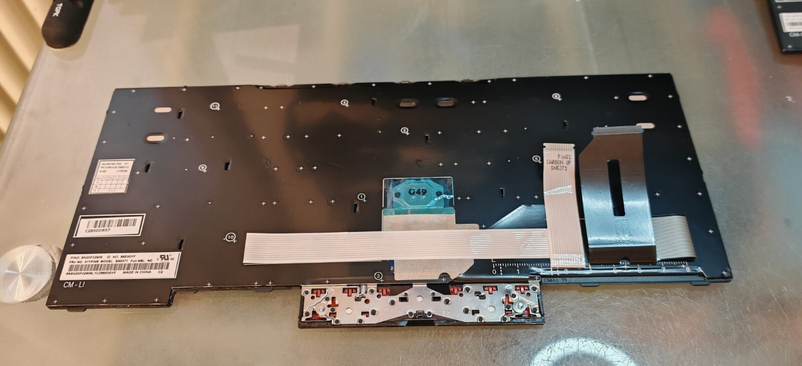 LENOVO THINKPAD L480 E490 E480 KEYBOARD KEYBOARD 01YP359 SN20P32909
