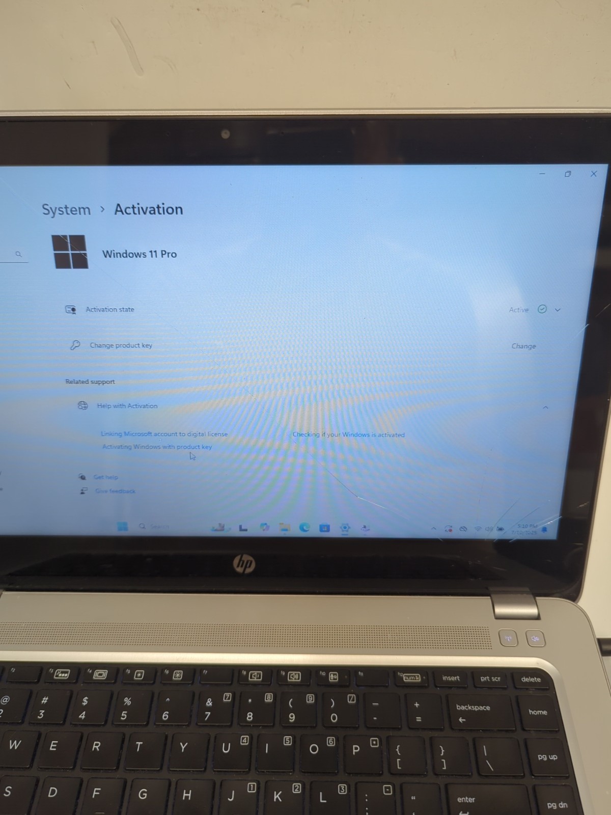 HP ProBook 440 G4 Touch 14″ Laptop i5-7200U/ 8GB/240GB SSD/Win11 (LCD Cracked) –