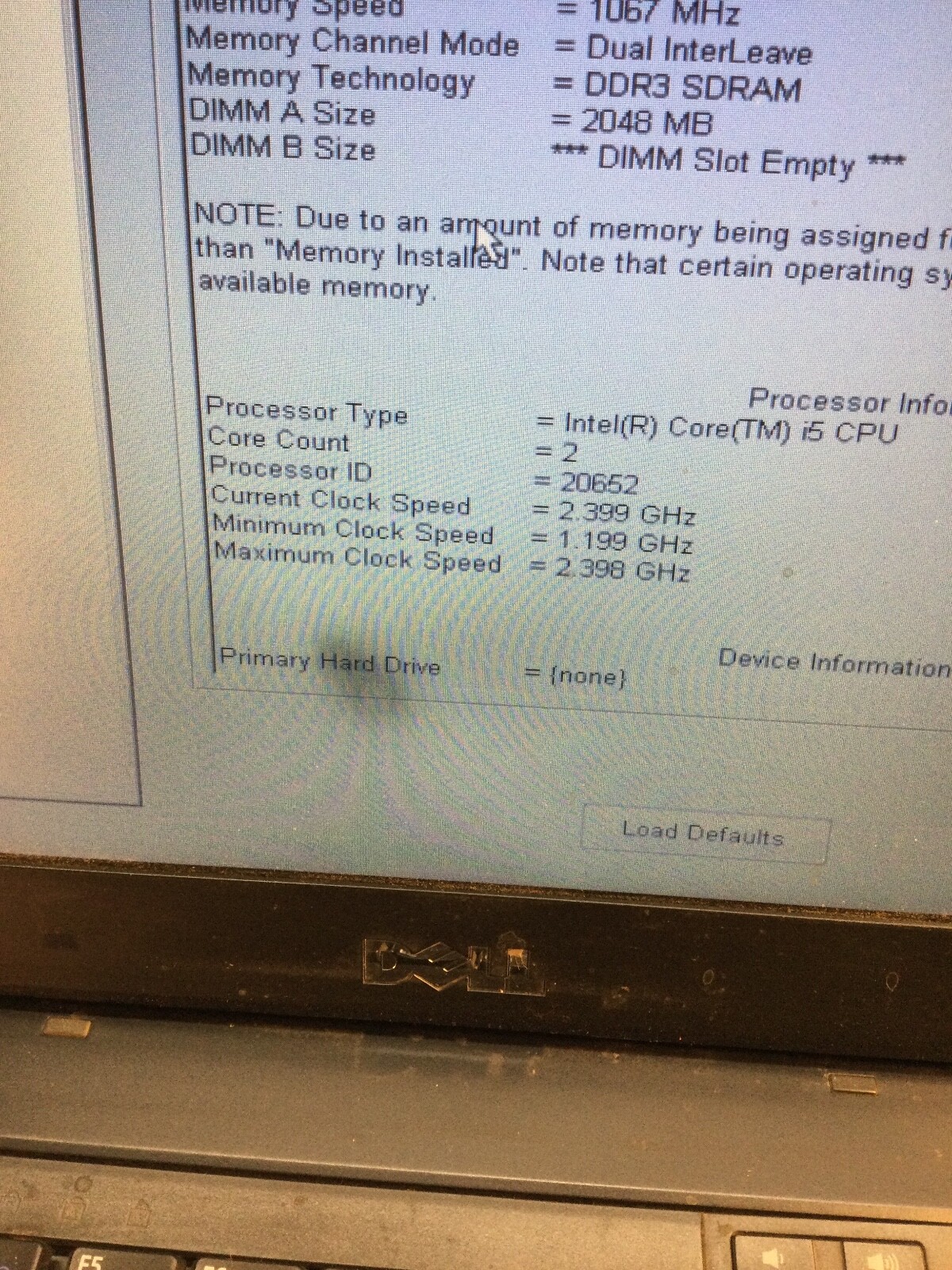 Dell Latitude E6410 14″ Laptop Intel Core i5-M520 – SCREEN DAMAGE- MZ
