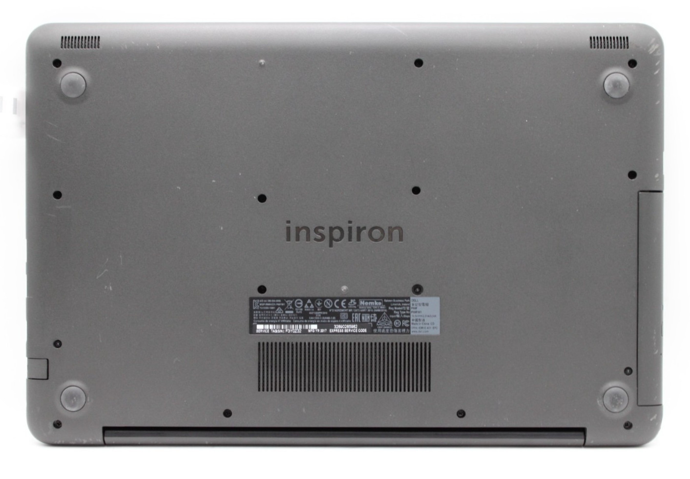 Dell Inspiron 15 5567 i7-7500U @2.7GHz 16GB DDR3 250GB SATA NO OS *USED/TESTED*