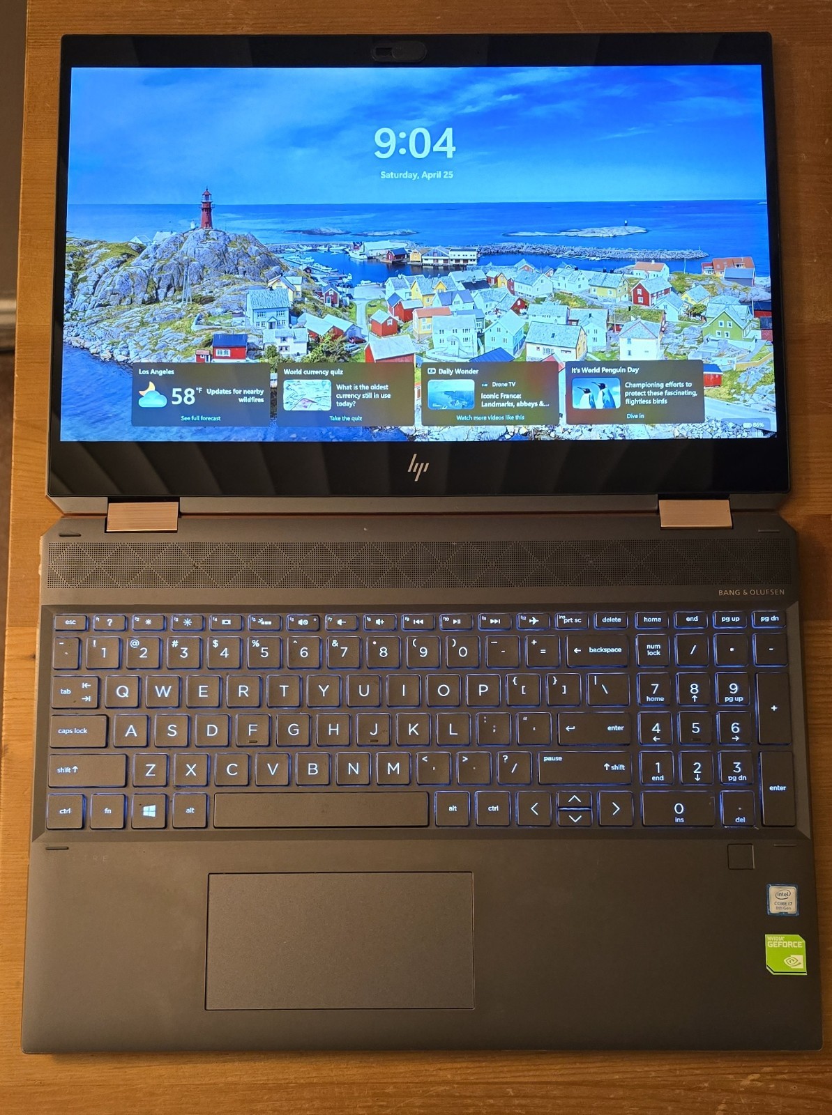 HP Spectre X360 15.6″ – 512GB SSD, i7 8th Gen. 16GB, 2-in-1 TOUCH + Charger, W11