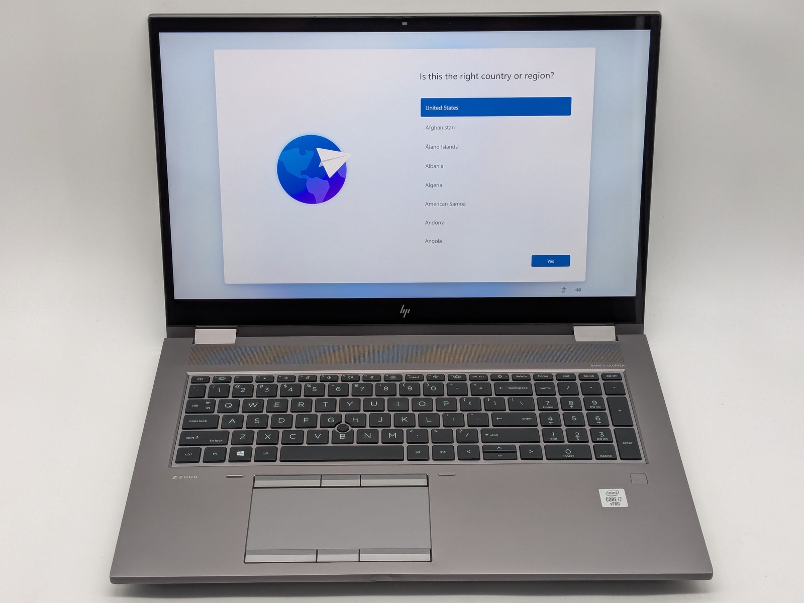 HP ZBook Fury 17″ G7 UHD 4K Touch I7-10850H 512GB 16GB W11P Backlit FP Reader