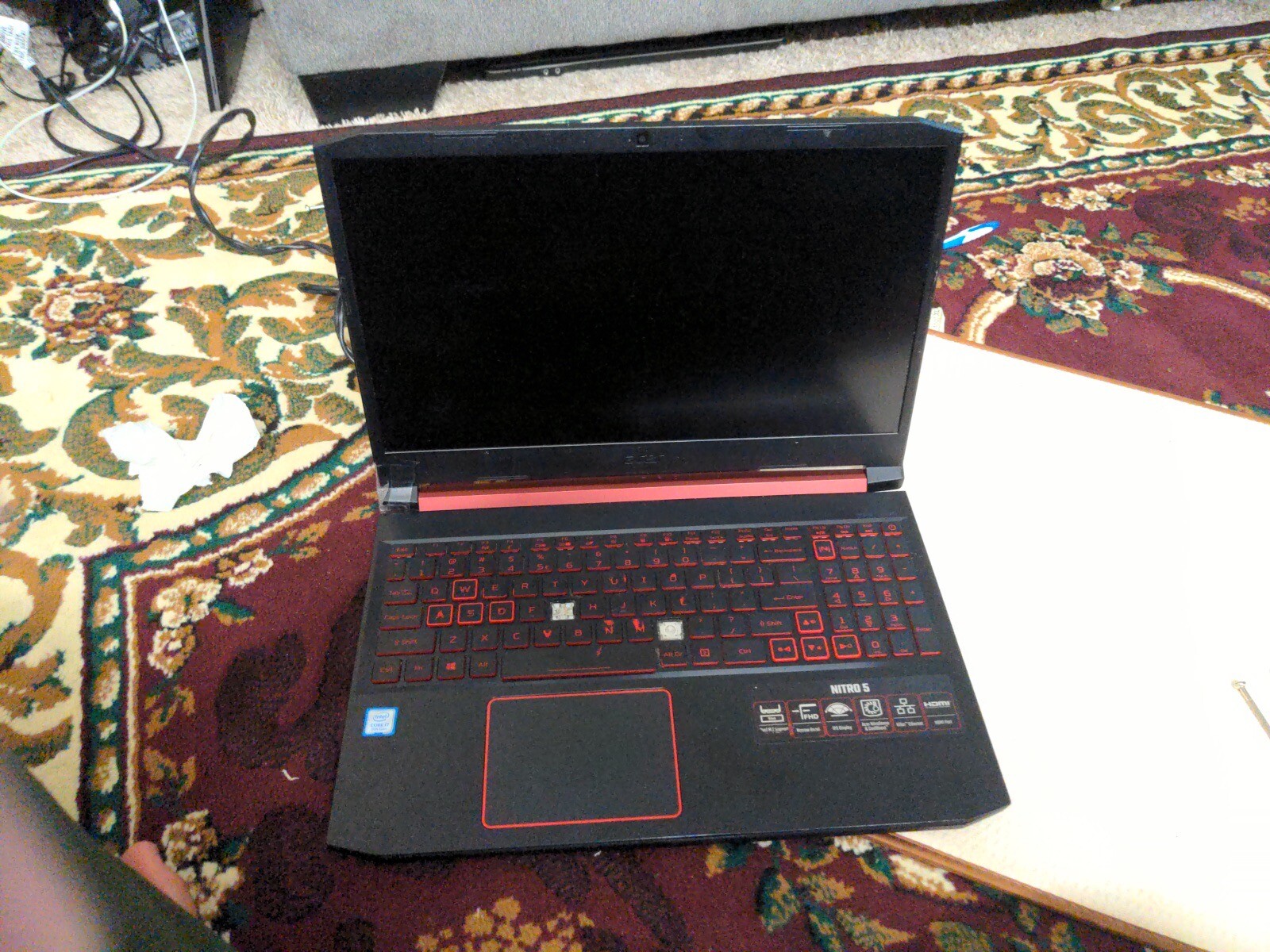 Acer NITRO 5 15.6 inch (256GB, Intel i7 9th Gen., 2.60GHz, 16GB) Gaming Laptop –