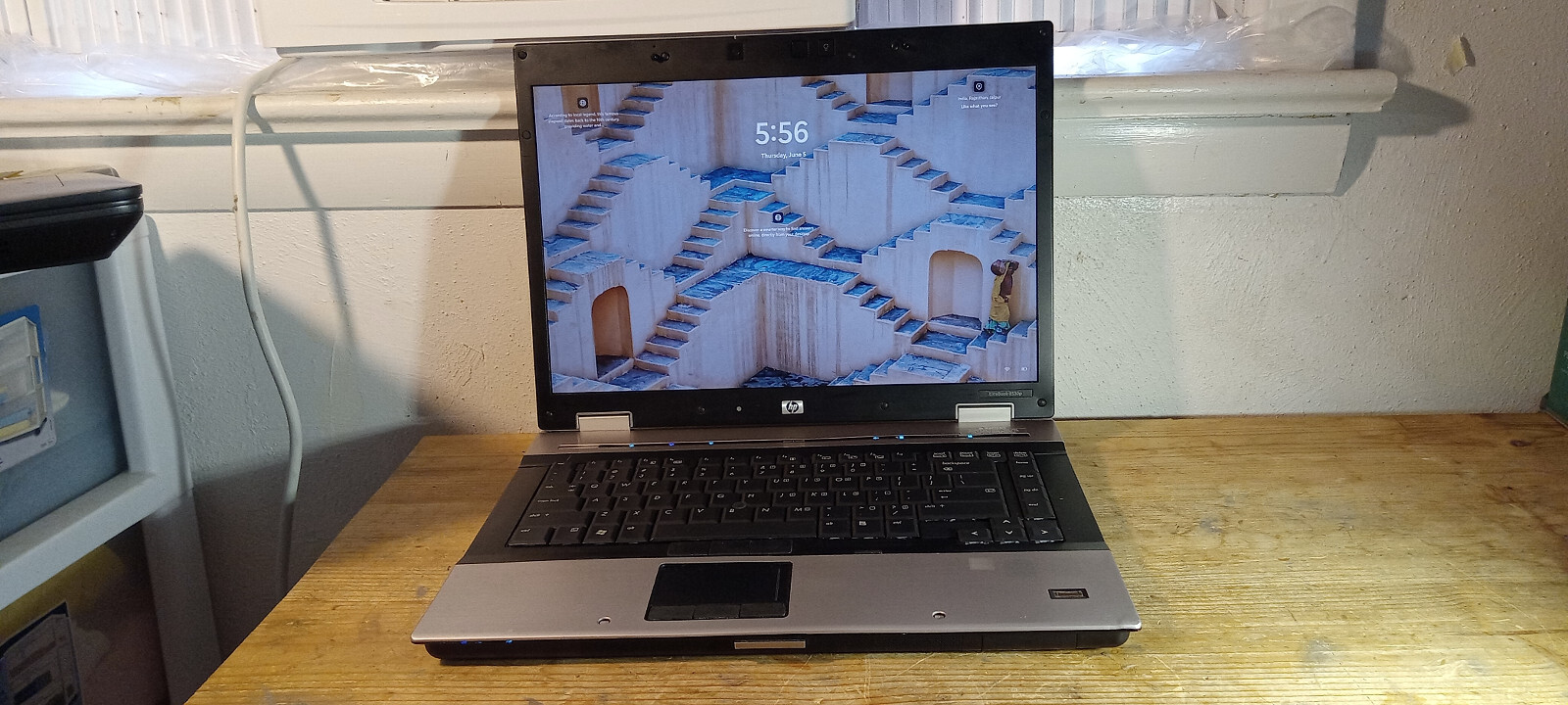 HP Elitebook 8530P, CPU Intel T9400 2.3 GHZ, 480 SSD, 4 GB RAM, Win. 11 Pro