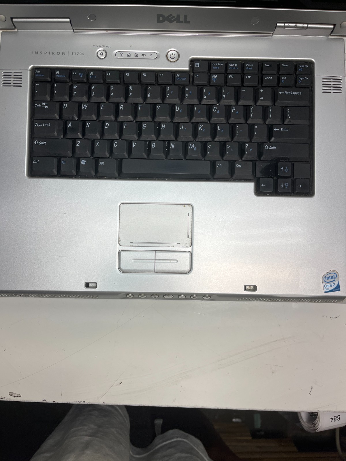 Dell Inspiron E1705 Intel Core 2 Duo 1.60GHz 1GB NO HDD