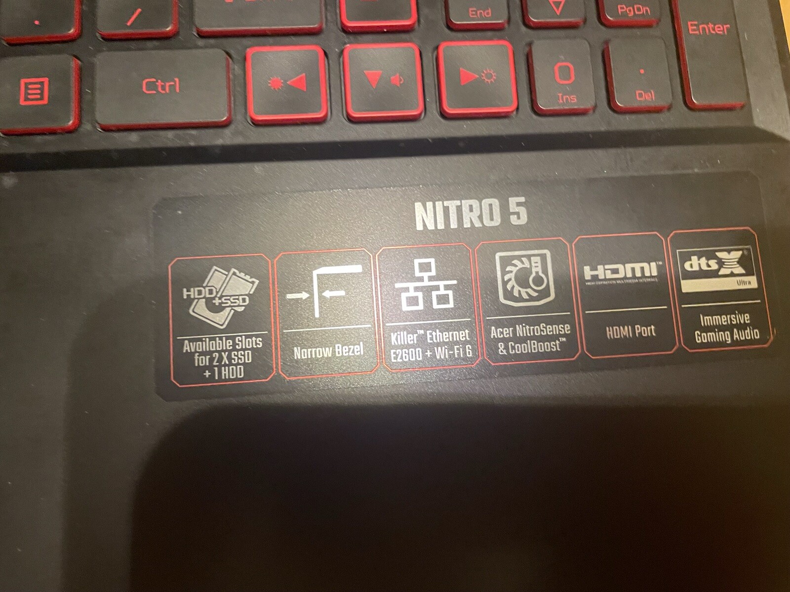 Acer Nitro 5 – 15.6″ Laptop Intel Core i5-11400H 2.7GHz 16GB RAM 512GB SSD W10H