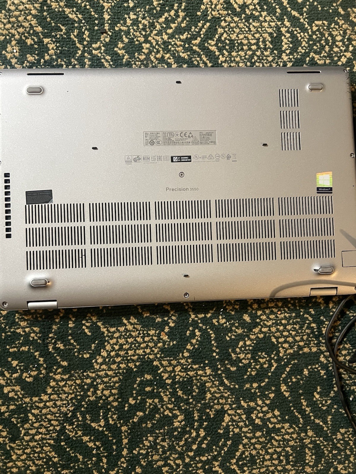 Dell Precision 3550 Intel i5-10210U @ 1.60GHz 16GB Ram 256GB SSD Win 11 Pro