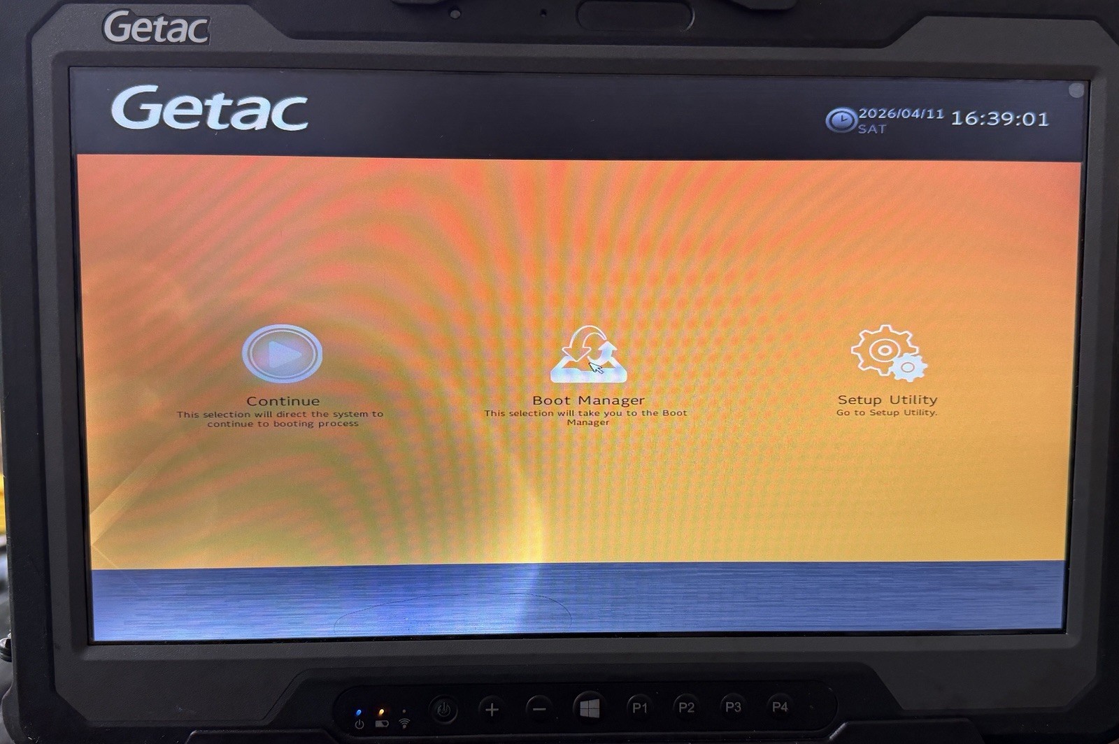 GETAC A140(G1) Rugged Tablet 2.60GHz i7-6600U|256GB-W11|8GB RAM SCREEN AS-IS #3