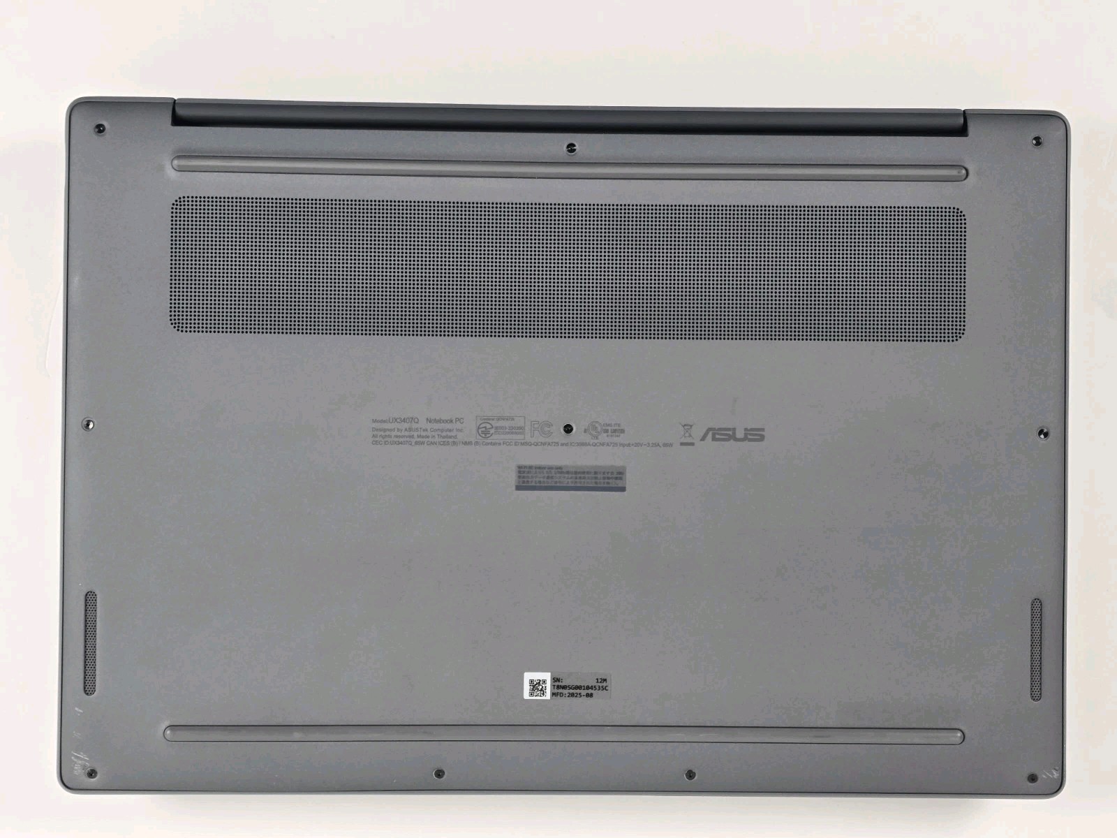 ASUS Zenbook A14 UX3407 14″ FHD+ OLED Snapdragon X 32GB 1TB SSD – Good