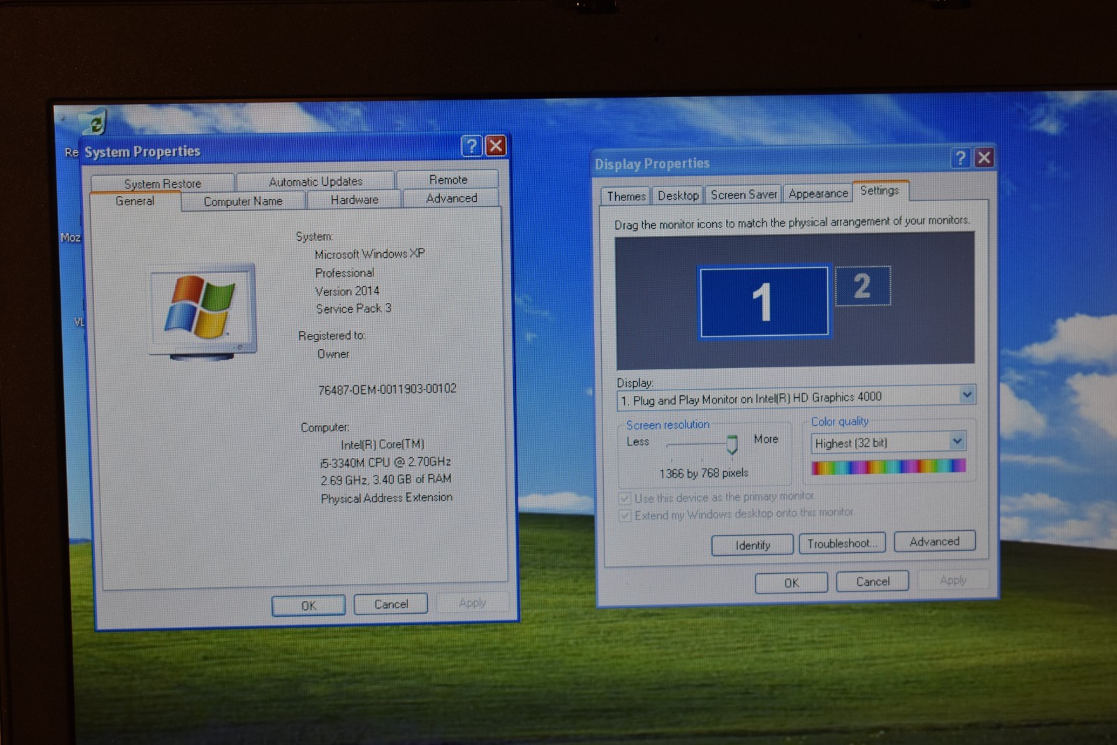 Dell Latitude E6530 Intel Core i5-3340M 500GB HD Windows XP Pro 32-bit DVD-RW