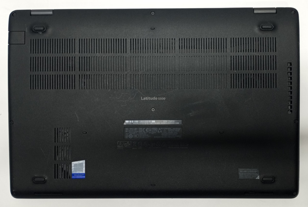 Dell Latitude 5500 i7-8665U VPRO@1.90GHz 16GB RAM 256GB NVMe WIN 11 WH750!