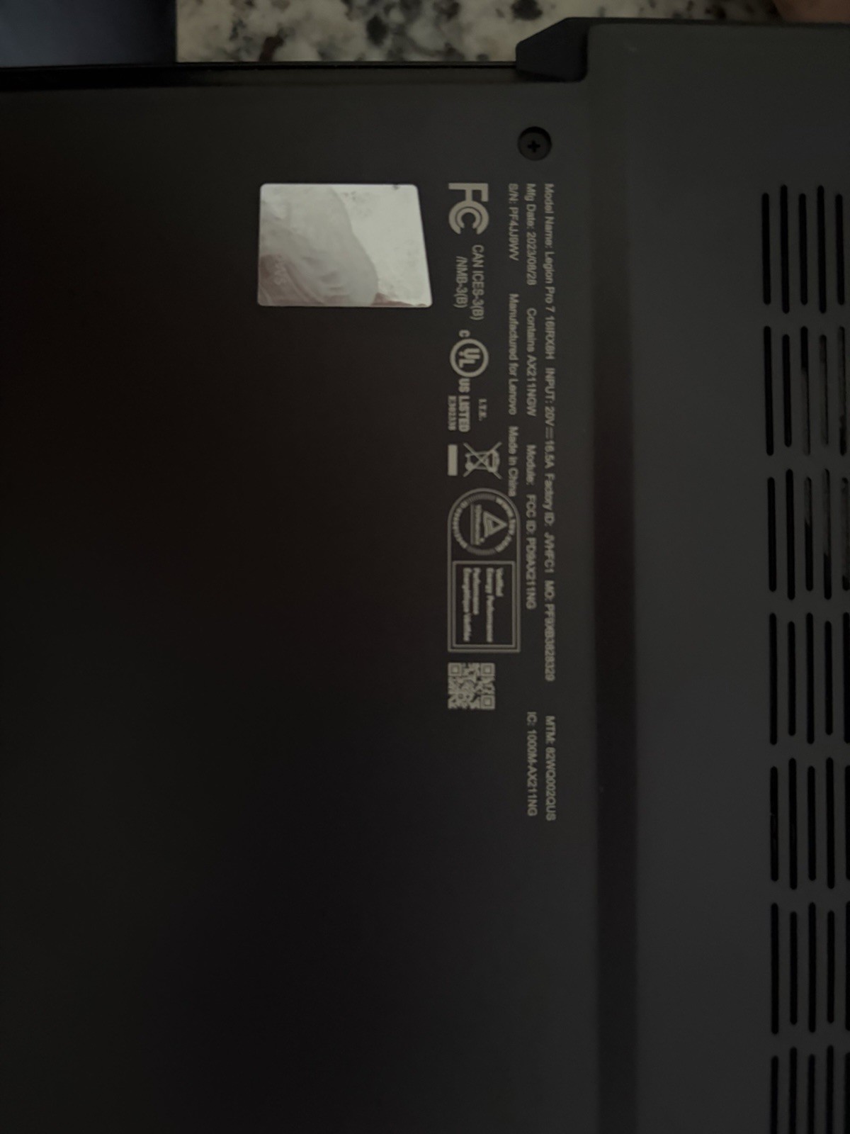 Lenovo Legion Pro 7i