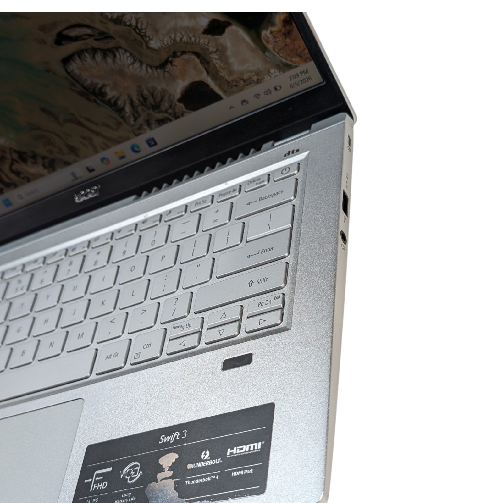 Acer Swift 3 SF314-511 14″ FHD Laptop i7-1165G7 256GB SSD 8GB RAM Silver✅🔌