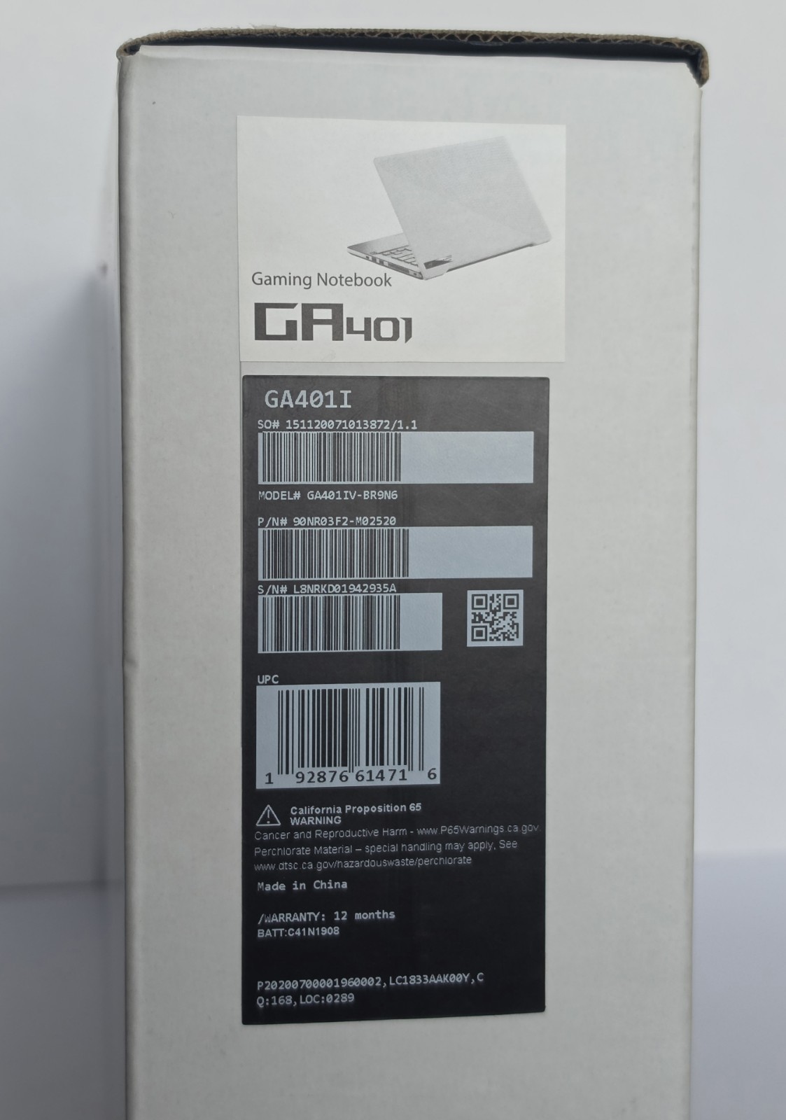Asus ROG Zephyrus G14 14″ Ryzen 9 4900HS 16GB 1TB SSD GeForce RTX 2060 Max-Q 144