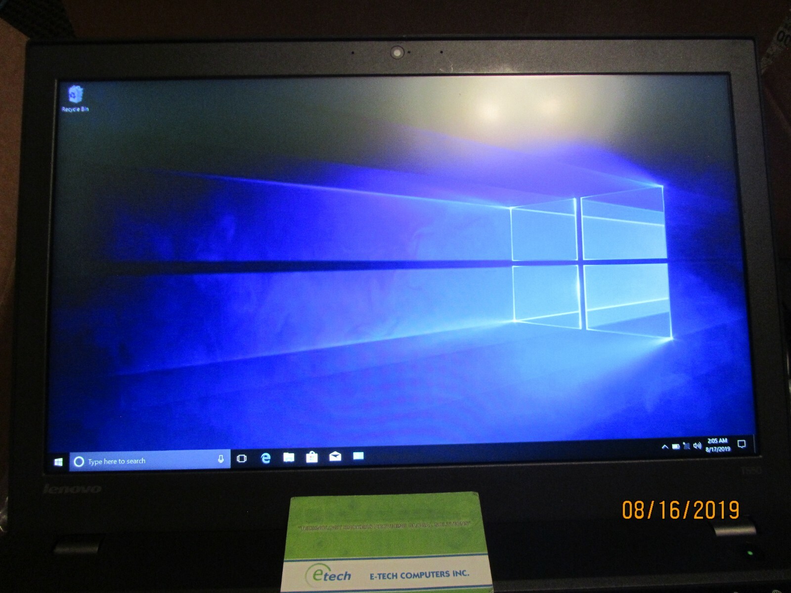 ThinkPad T550 i5-5300U 8GB RAM 16GB SSD+ 500GB SATA, 15.6″ FHD, Windows 10 Pro
