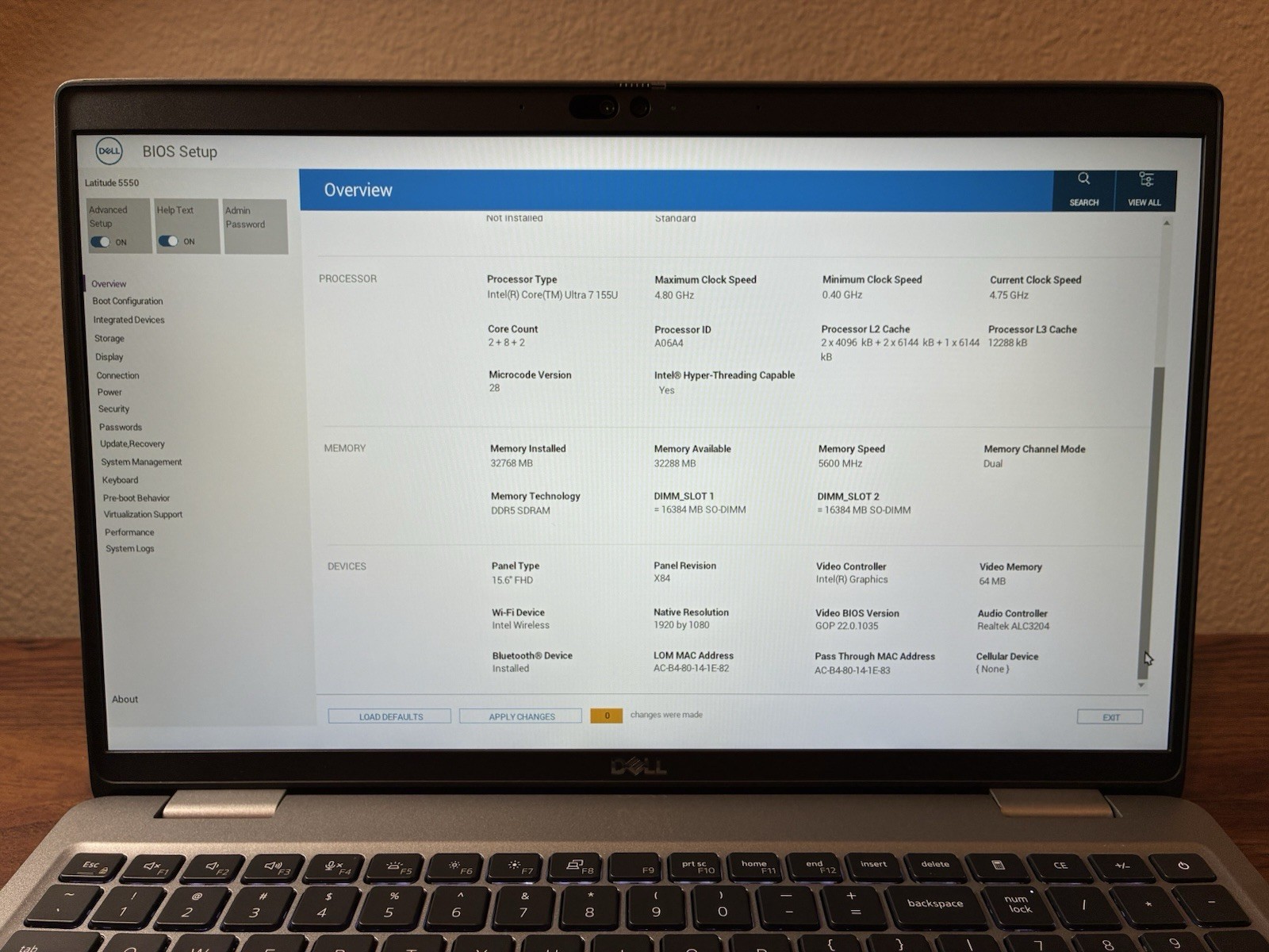 DELL Latitude 5550 Laptop Ultra 7 32GB RAM 1TB SSD 15.6” FHD WIN 11 W/AC!