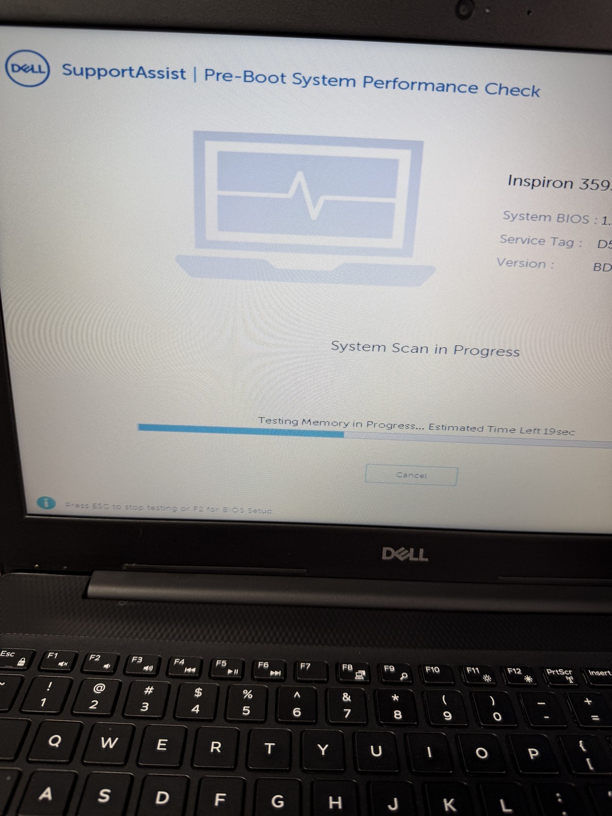 Dell Inspiron (3593) 15.6in i3-1005G1 12GB 256GB |NO OS| Read