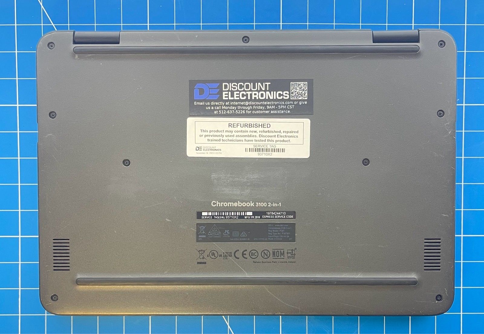 Dell Chromebook 3100 2in1 Touch Screen Intel Celeron 4GB RAM 32GB Ships Fast UPS