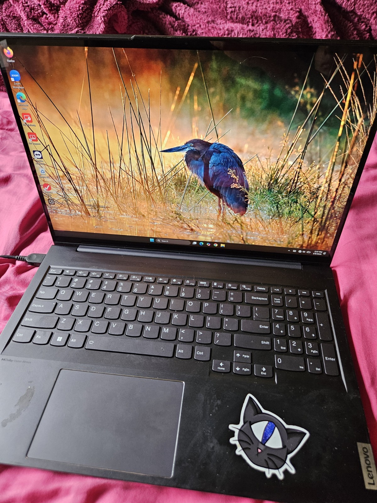 Lenovo Slim 7 16IAH7 16″ Laptop, Windows 11, Black, Built-in Webcam, USB-C