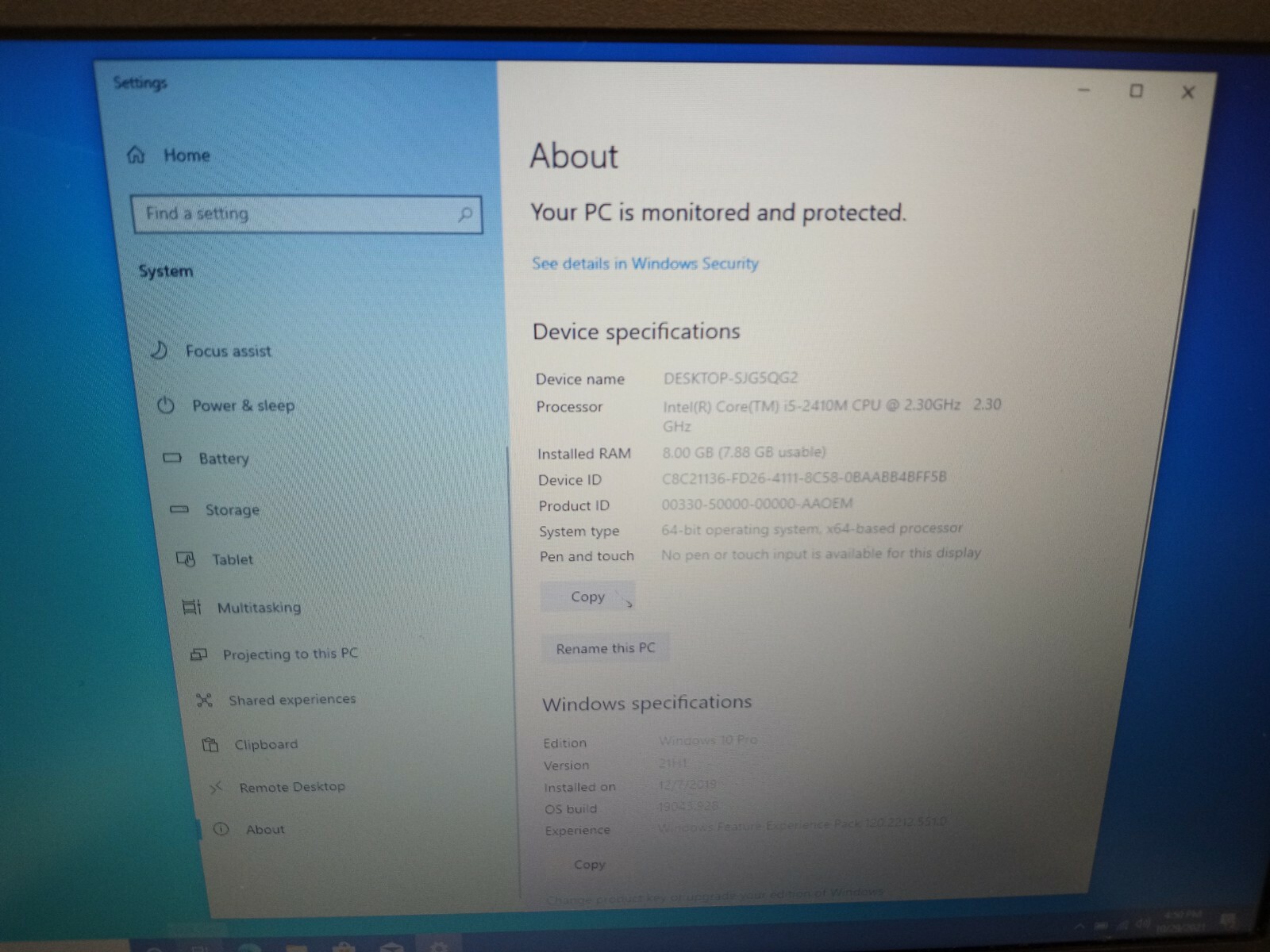 Dell Latitude E6420 14″ Intel Core i5-2410M 2.30GHz 8GB 500GB HDD BT DVD Win10