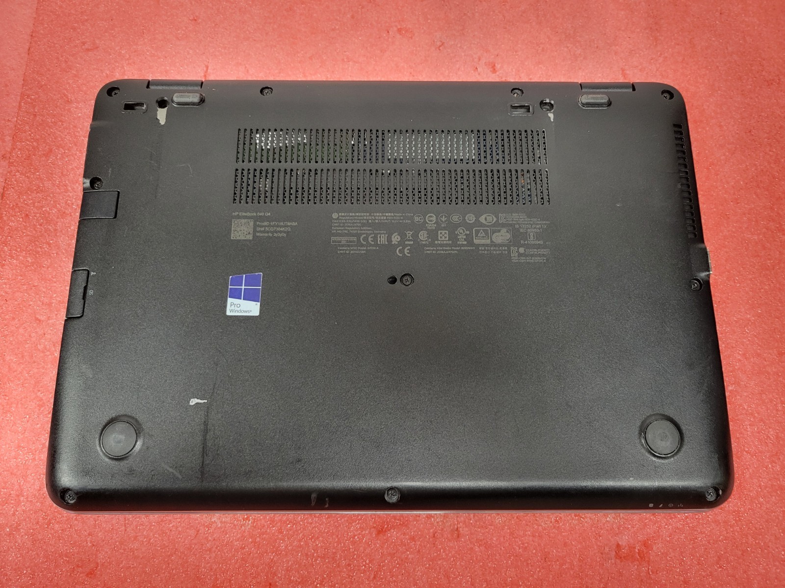 HP EliteBook 840 G4 i5-7200U@2.5GHz 8GB RAM *AS IS/No HDD/No OS/BIOS* | C918