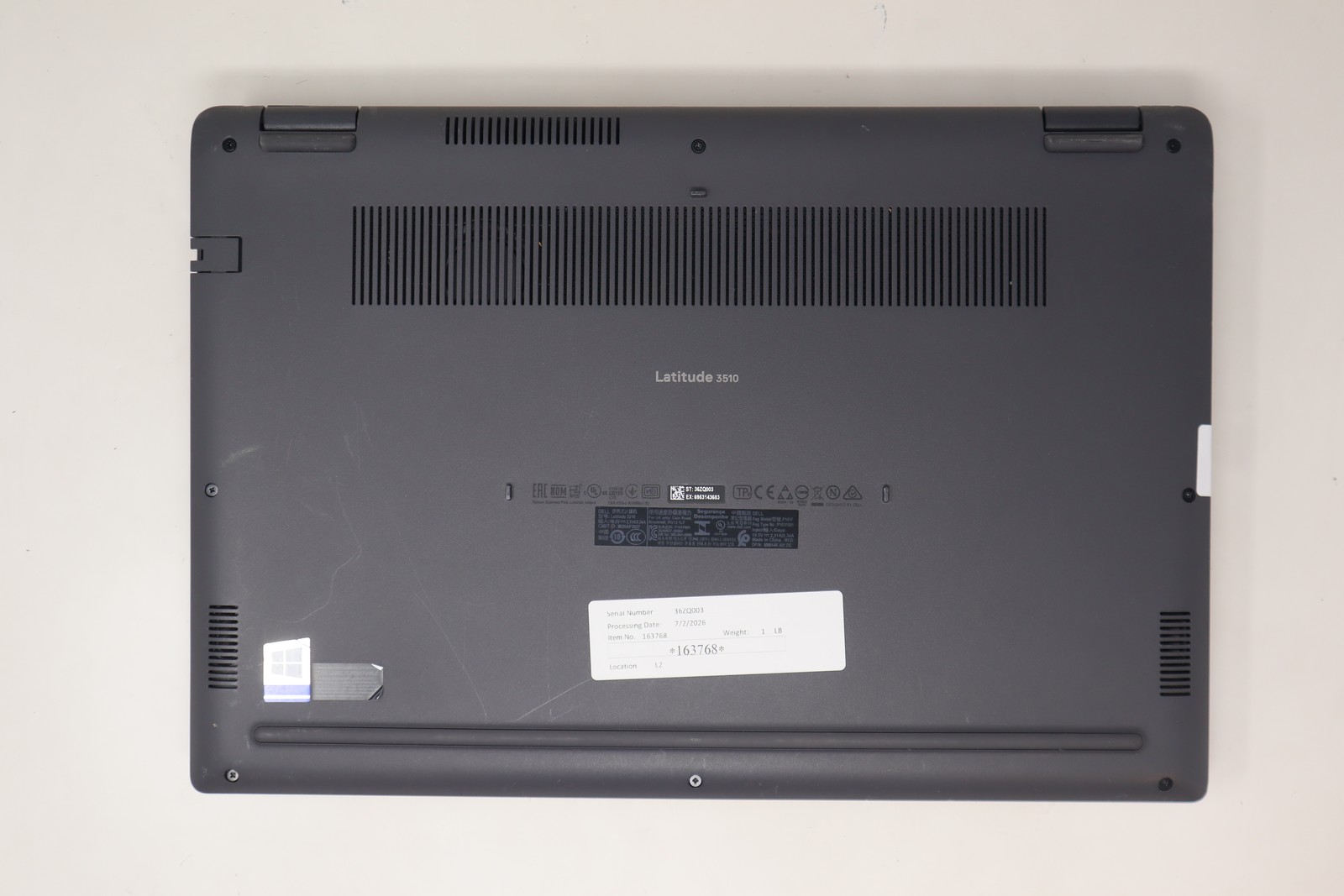 Dell Latitude 3510 Laptop 10th Gen Intel i5 8GB RAM 256GB SSD Win 11 Pro