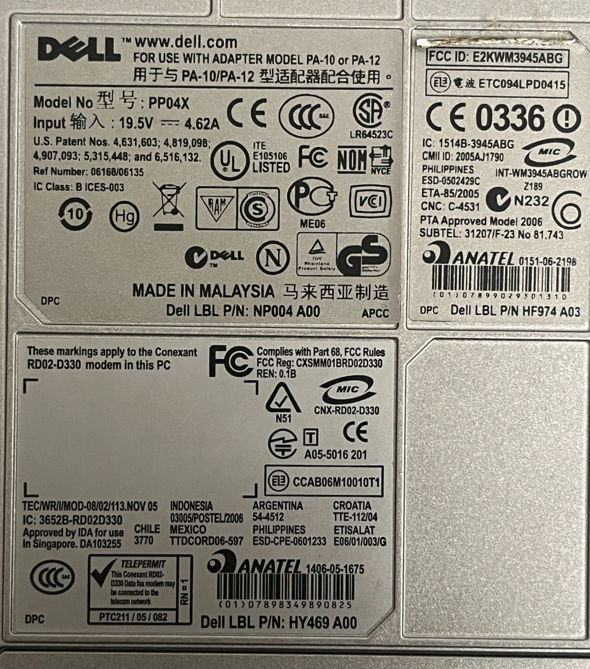 Dell Latitude D830 Intel Core 2 Duo 2.4GHz, 2GB RAM, 80GB HDD ~ PNW